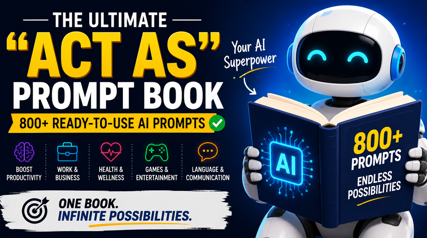Master AI with Ready-to-Use “Act As” Prompts